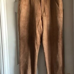 Tan suede Pants